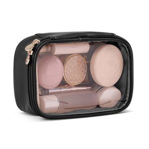Small Makeup Bag,clear Make Up Bag Organizer Carry-on Travel Essentials,tsa😃